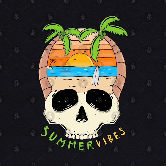 Summer vibes skull version by Summerdsgn